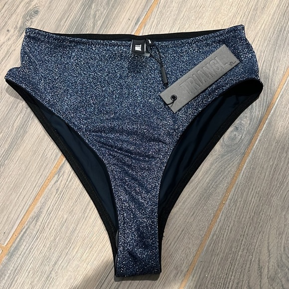 NWT Triangl Riverside Sparkle High waist bikini bottom size XL - Picture 2 of 3